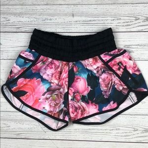 Lululemon Secret Garden Tracker Shorts Size 4